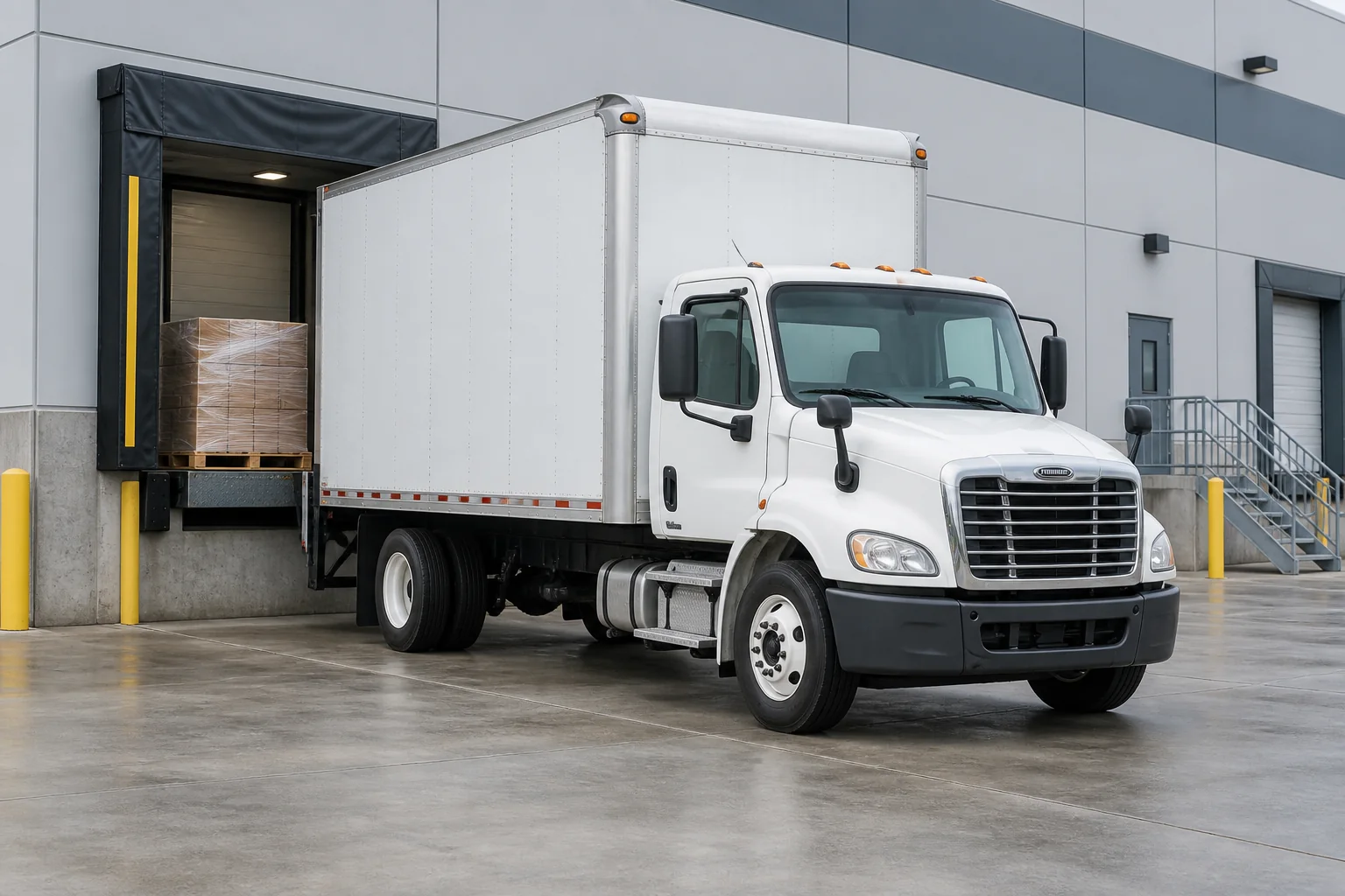 Freight prepared for final delivery